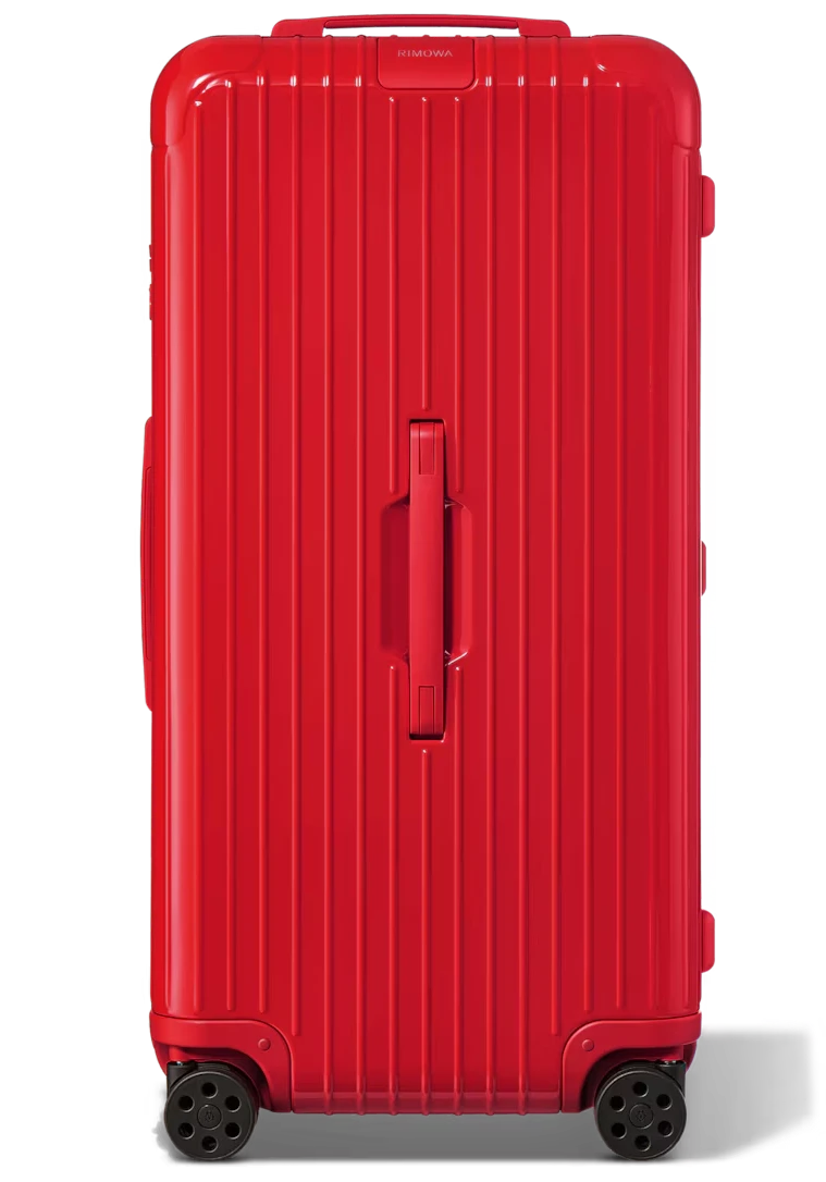 Trunk Plus in Gloss Red by Rimowa