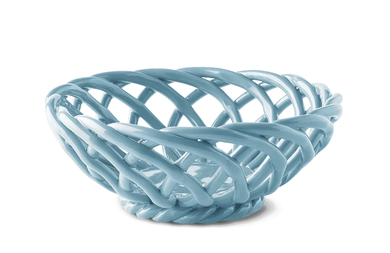 Sicilia Ceramic Basket by Octaevo